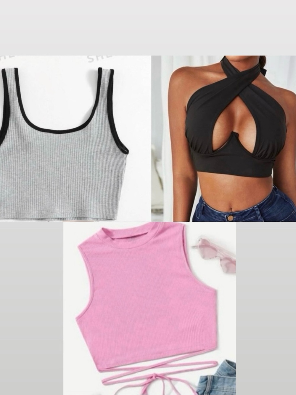 ❤️ SHEIN | Tank Top Set (3)